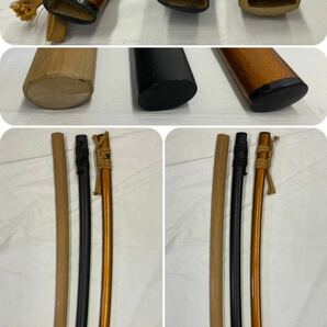 模造刀 日本刀 鍔 龍 美術品 置物 武芸 武術 3本まとめ ②の画像10