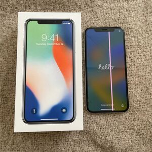 iPhone X iPhoneX シルバー SIMフリー　256GB