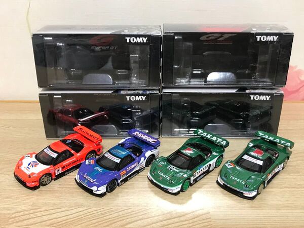 送料無料　トミカリミテッド　ホンダ NSX スーパーGT レーシングカー　ミニカーセット　TOMICA LIMITED HONDA