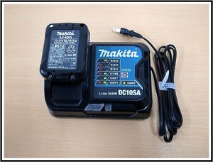 4400T　makita マキタ　純正品　10.8V用　充電器　DC10SA + 10.8V　1.5Ah　リチウムイオンバッテリ　BL1015　動作確認済み