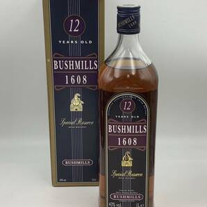 [未開栓] BUSHMILLS ブッシュミルズ 1608 スペシャルリザーブ 12年 1000ml/1L 43％ 古酒の画像1