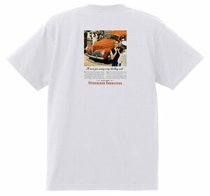 アドバタイジング スチュードベイカー 2439 白 Ｔシャツ 1942 1941 1940 コマンダー チャンピオン プレジデント