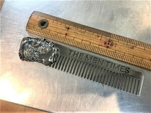 gotsu. made of stainless steel man. comb . comb comb bar bar Lee zentopoma-do lock n roll styling Neova - bar floor shop rockabilly 