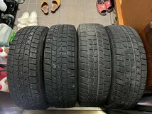 スタッドレス ダンロップ ウィンターマックス 175/65/15インチ タイヤ 4本 中古　（飯）winter maxx dunlop_画像1