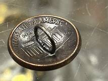 フリーメイソン コインコンチョ 1セント リンカーン 1969年 イルミナティ 米軍 ミリタリー 秘密結社 フリーメーソン ビンテージ_画像3