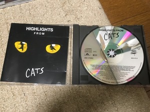 激レア盤 CD ミュージカル キャッツ ハイライト highlights from CATS 洗浄済み 中古