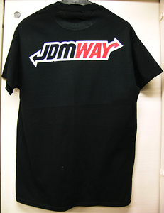 JDMWAY Tシャツ 黒 赤 USDM ローライダー ドリフト H15　jdm 北米 カスタム 走り屋 レクサス インフィニティ アキュラ