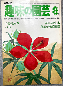 NHK 趣味の園芸 昭和54年 8月 つり鉢と水草 ガーデニング 盆栽 花壇 菜園