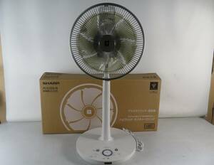 *BN33 * SHARP sharp "plasma cluster" electric fan gold group PJ-G3DG-N 2017 year made remote control attaching *