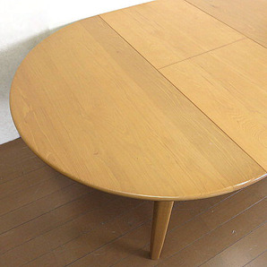 CONDE HOUSE/カンディハウス 無垢材エクステンションダイニングテーブル  伸長式ダイニングテーブル/ラウンドテーブル 北海道旭川の画像5