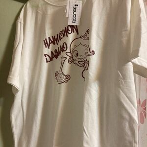 あくびちゃん Tシャツ 半袖 ホワイト