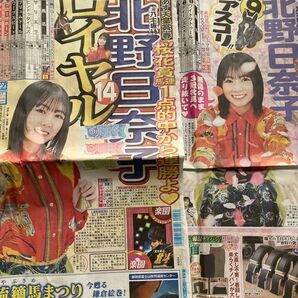 北野日奈子　日刊スポーツ切り抜き