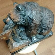 金岡作 木彫り熊_画像2