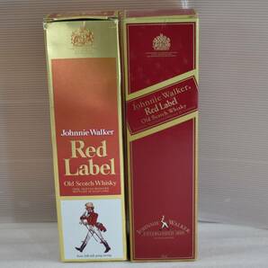 【未開栓品】2本セット Johnnie Walker RED LABEL ジョニーウォーカー レッドラベル ウイスキー 特級 ＆ ジョニーウォーカー レッドラベルの画像1