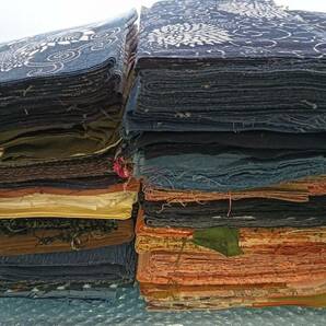 ■布 生地 手芸 ハンドメイド 裁縫 クラフト リメイク 素材 ハギレ 柄・サイズ色々 大量 まとめて■の画像2