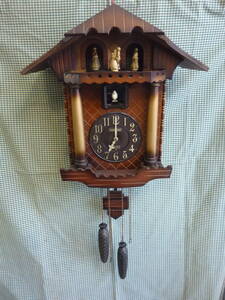 昭和レトロ！★SEIKO BIRDIE QUARTZ ウイーンの森 鳩時計 柱時計★ジャンク