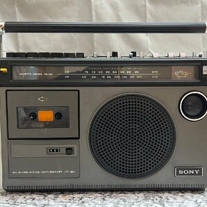 0832 中古品 オーディオ機器 ラジオカセットレコーダー SONY CF-1980 ソニー ラジカセの画像1