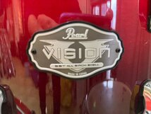 0846　中古品　楽器　　Pearl Vision 　パール　ビジョン　タムタム+フロア+バス_画像4