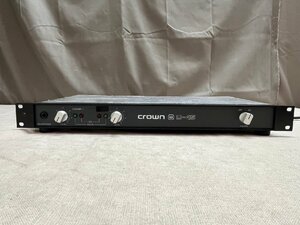 0853　ジャンク品　オーディオ機器　ステレオパワーアンプ　crown d 45 クラウン　AMCRON　アムクロン③