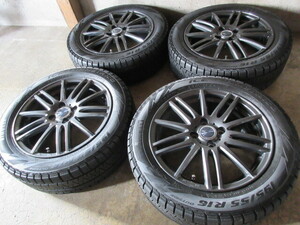 冬用+コンパクトカー用set!! Weds ZAMIK TITO (16x6+50 4H/100) バリ溝(PIRELLI IA/2021) 195/55R16 フリード キューブ デミオ マーチ 他も