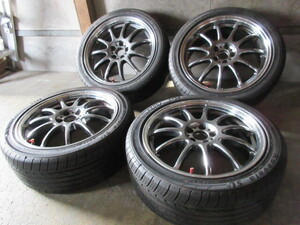 軽量&日本製set!! WORK EMOTION エモーション 11R (GTS/RC) (17x7+47 5H/100) 215/45R17 86 ハチロク プリウス カローラ ツーリング BRZ 他