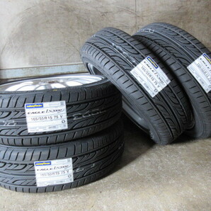 新品t/軽量/日本製/軽カー用/バランスOK!! ENKEI Racing PF01 (15x5+45) ラベル付(2024) 165/55R15 アルト ワークス ラパン タント N-BOX の画像7