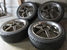 深リム&日本製set!! LINEA SPORT Syms シムス (18x7,5+52 5H/100) バリ溝(2022) 225/40R18 FT GR 86 ハチロク BRZ プリウス カローラ WISH _画像1