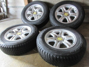 冬用set!! Weds KEELER ADVENTURE (16x6,5+38 6H/139,7) バリ溝(ブリヂストン DM-V1) 215/65R16 200 ハイエース レジアスエース キャラバン