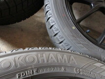 冬用set!! Weds LEONIS レオニス NAVIA (黒) (18x7+47 5H/114,3) バリ溝(YOKOHAMA iG60) 225/50R18 エスティマ C-HR エリシオン 他にも!! _画像3