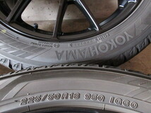 冬用set!! Weds LEONIS レオニス NAVIA (黒) (18x7+47 5H/114,3) バリ溝(YOKOHAMA iG60) 225/50R18 エスティマ C-HR エリシオン 他にも!! _画像4