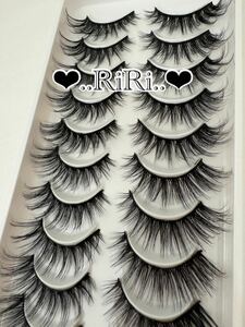 fu...!3D mink eyelashes extensions 10 pair pack 