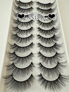 fu...!3D mink eyelashes extensions profitable 10 pair pack 
