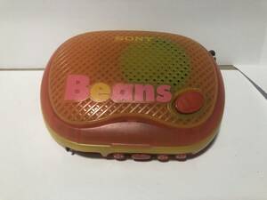 レア　当時物　スピーカー付き　ウォークマンビーンズ　　可動品　ベルト交換済み　Walkman Beans SONY ソニー　カセット