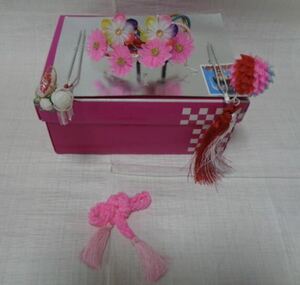 * woman .* ornamental hairpin 3 piece &....* 240409