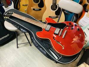 渋谷ウォーキン・オリジナル セミアコ　”Archtop Tribute”　AT135STP 国内製造セミアコースティックギター