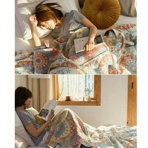  blanket 150×200 cotton large size low . ultra gauze packet blanket knees . lap blanket . daytime . blanket 