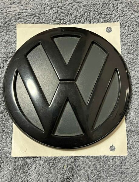 【純正品】 VW エンブレム VW フォルクスワーゲン ブラックエンブレムVolkswagen クラシック ビンテージ