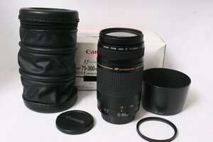 ★1円～中古良品★Canon・キヤノンEF75-300mmF4-5.6ⅡUSM！