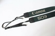 ★中古品★Canon・キヤノン ストラップ 緑/白！_画像2