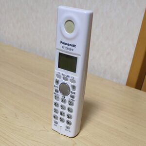 パナソニック増設用子機KX-FKN526-W　　Panasonic　親機との増設確認、内線通話確認済　バッテリー未付属　fish