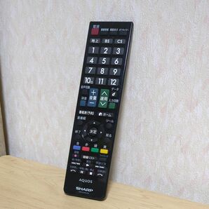 SHARPシャープ AQUOSアクオス GB123WJSA テレビリモコン　動作確認済み