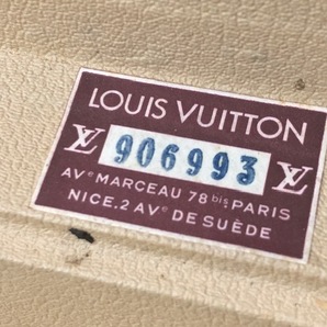 『ヴィンテージ☆LOUIS VUITTON ルイヴィトン トランクケース モノグラム キー2本付 鍵付き ブランド バッグ カバン アタッシュケース 旅行の画像9