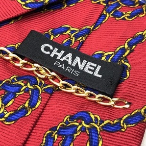 『未使用品 美品 タグ付き シャネル CHANEL ネクタイ 紳士服 スーツ メンズ 高級 ブランド』の画像5