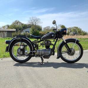 BMWR25 実動 現状車 旧車 希少 絶版1950〜1951年式（検Z250LTD Z400FX Z250FT ZRX ゼファーZ2 Z1 KH ドカティー BMW R25の画像3