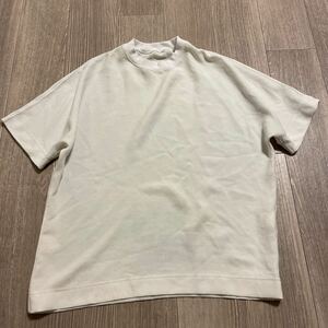 HA866 送料185円 UNITED ARROWS & SONS 尾花大輔 半袖Tシャツ クルーネック CREW-T white sizeM 5517-299-0664 シミあり