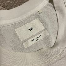 HA891 Y-3 ワイスリー WRKWR TEE メンズ ロゴ 半袖Tシャツ sizeM white クルーネック ポケットTシャツ HZ8842 10/22 adidas_画像3