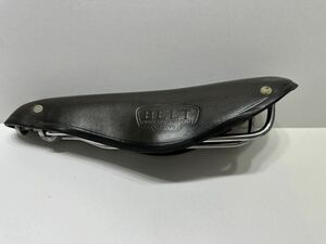  Fujita FUJITA BELT leather saddle wistaria rice field Showa Retro 