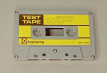 カセットテストテープ エルシイエンジニアリング TEST TAPE LCT-7001 DOLBY LEVEL CALIBRATION 200Nwb/m 400Hz Ser.No. 11751357　_画像3
