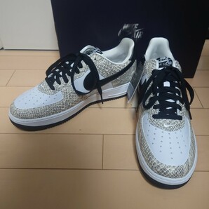 新品未使用 ナイキ エアフォース1 ロー レトロ 白蛇 ココアスネーク NIKE AIR FORCE 1 LOW RETRO COCOA SNAKE 845053-104 27.5㎝:US9.5の画像1