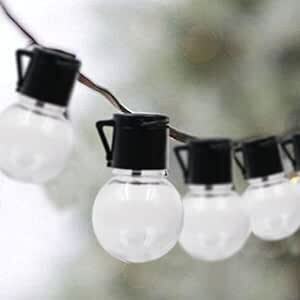ledイルミネーションライト ソーラー充電式 光センサー内蔵 電飾 電球型 ストリングスライト 防水 ガーデンライト クリスマ